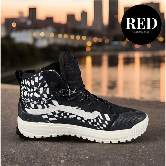 Vans UltraRange EXO Hi GORE-TEX® MTE-2 Black Warped Check Sneakers - Men’s 9.5 main image 13